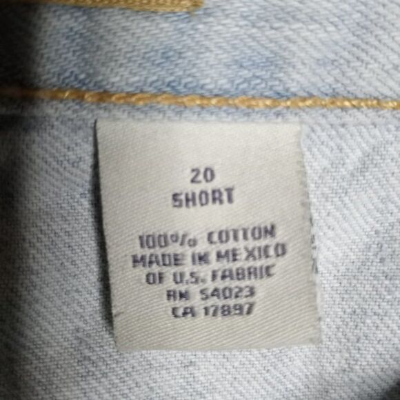 Old Navy Low waist Boy-Cut Distressed Light Wash Denim Women's Jeans Size 20 - Picture 9 of 9